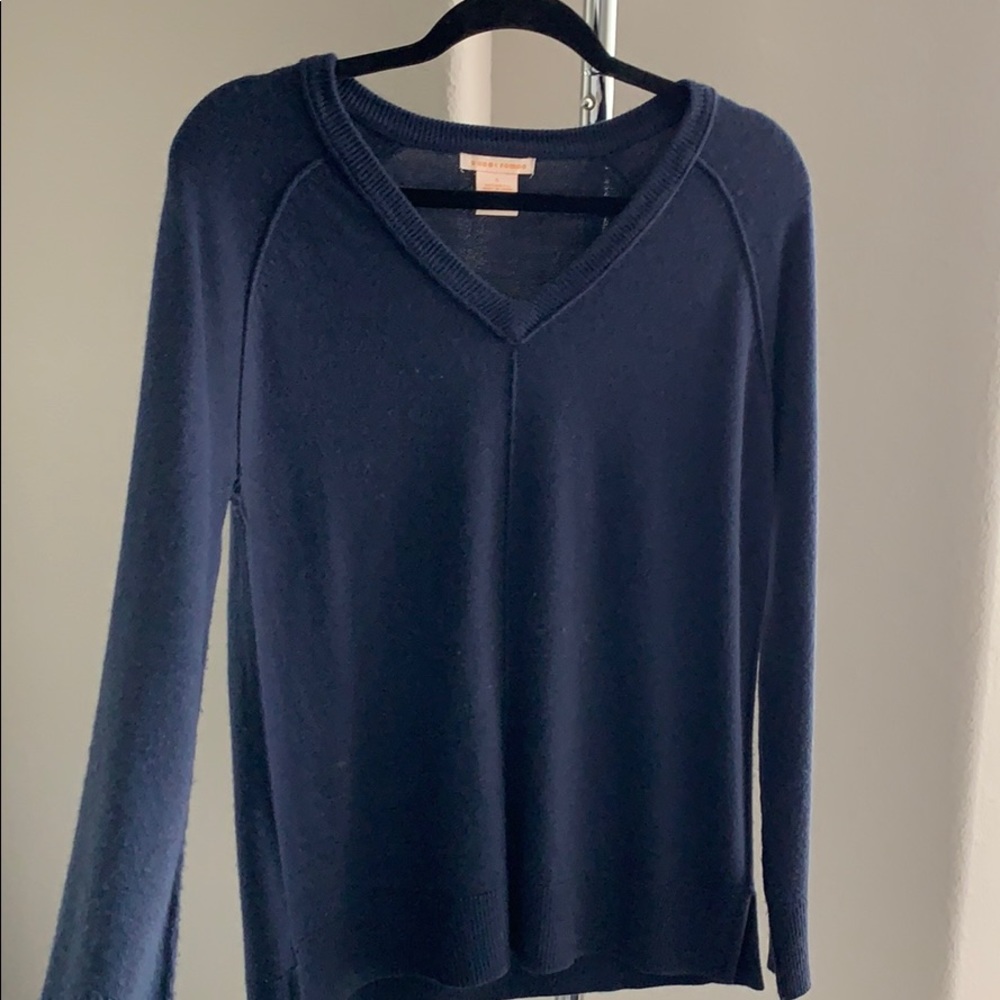 Navy tunic sweater